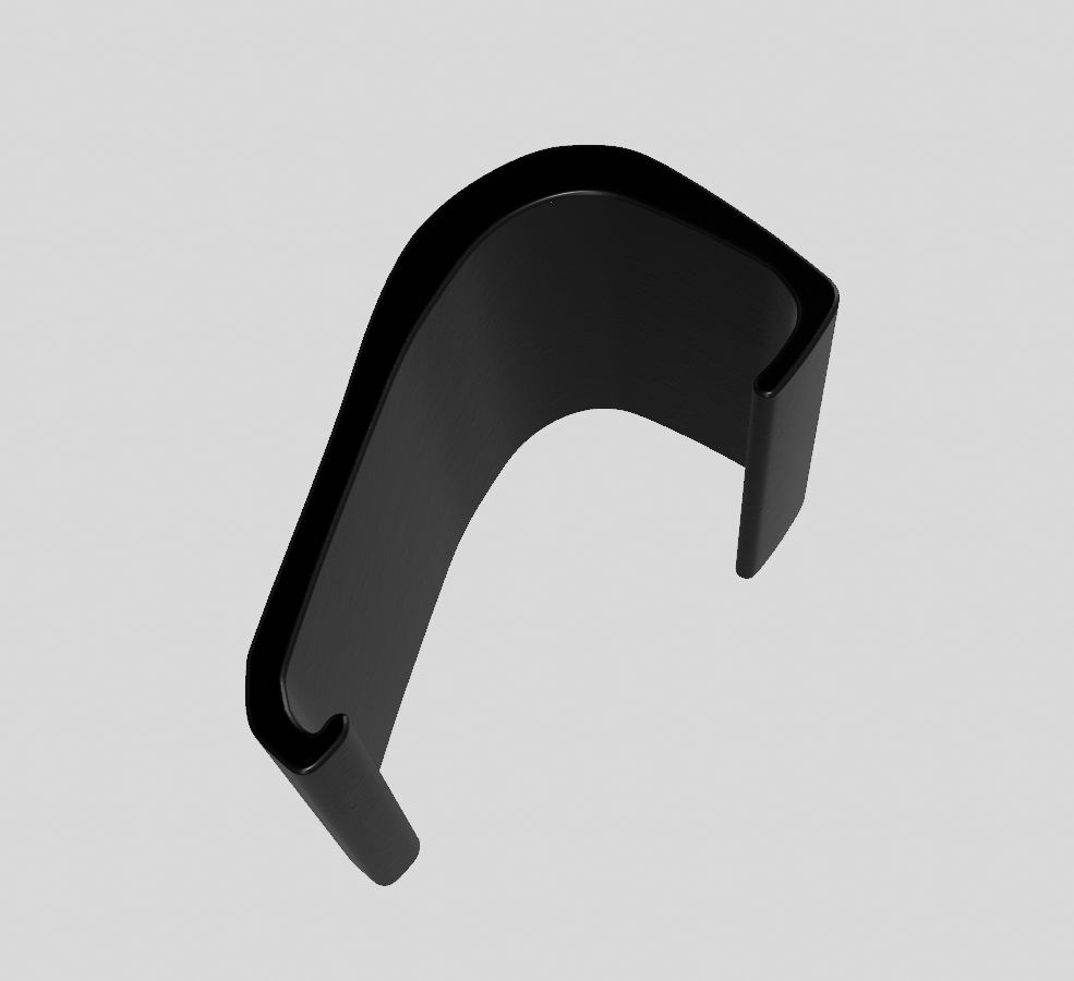 Porsche Taycan phone holder - 3D STL print file for download