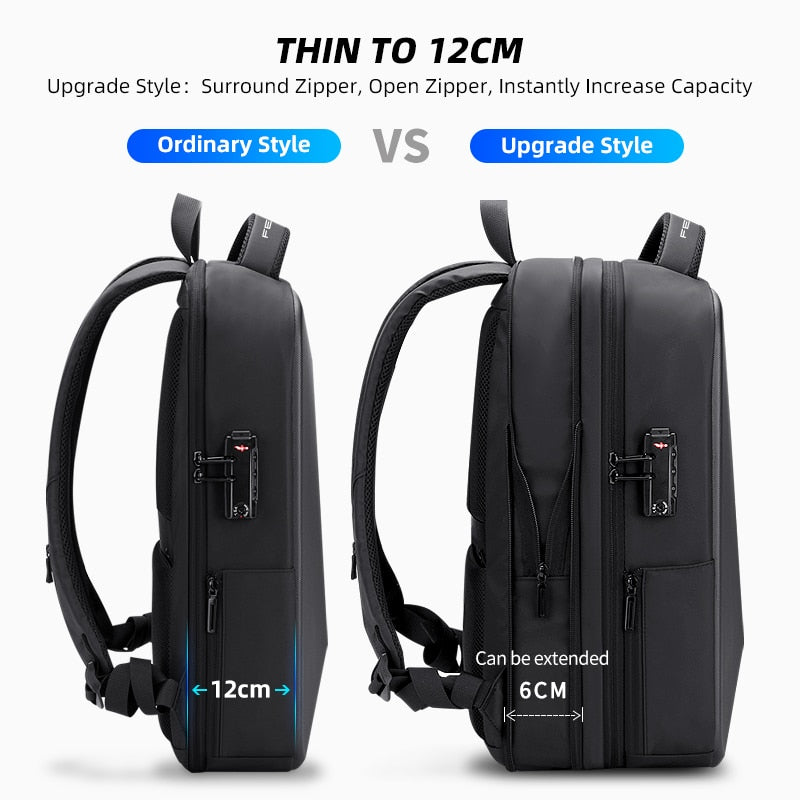 Slim Laptop Backpack for Men 15.6 inch Backpack Waterproof College