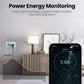 WiFi Smart Plug with Power Monitor - Compatible with Google Home and Alexa - Surge Protection, Overload Protection, and Energy Monitoring - 16A EU Smart Plug